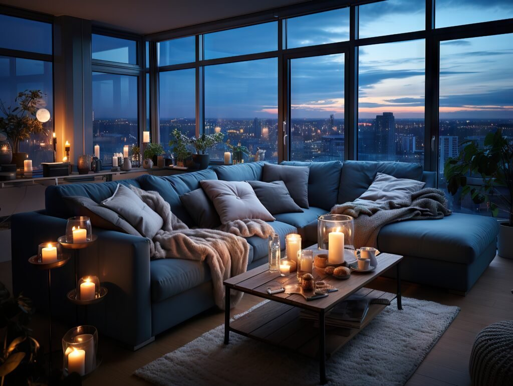 cozy lively home interior design